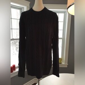 H&M Navy Cable Knit sweater new small